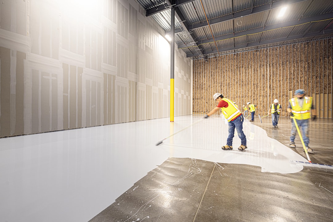 Epoxy flooring installation in Allen, TX